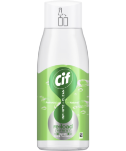 Cif Infinite+Clean papildymas Tutto in 1 universalus valiklis su probiotikais, 590 ml