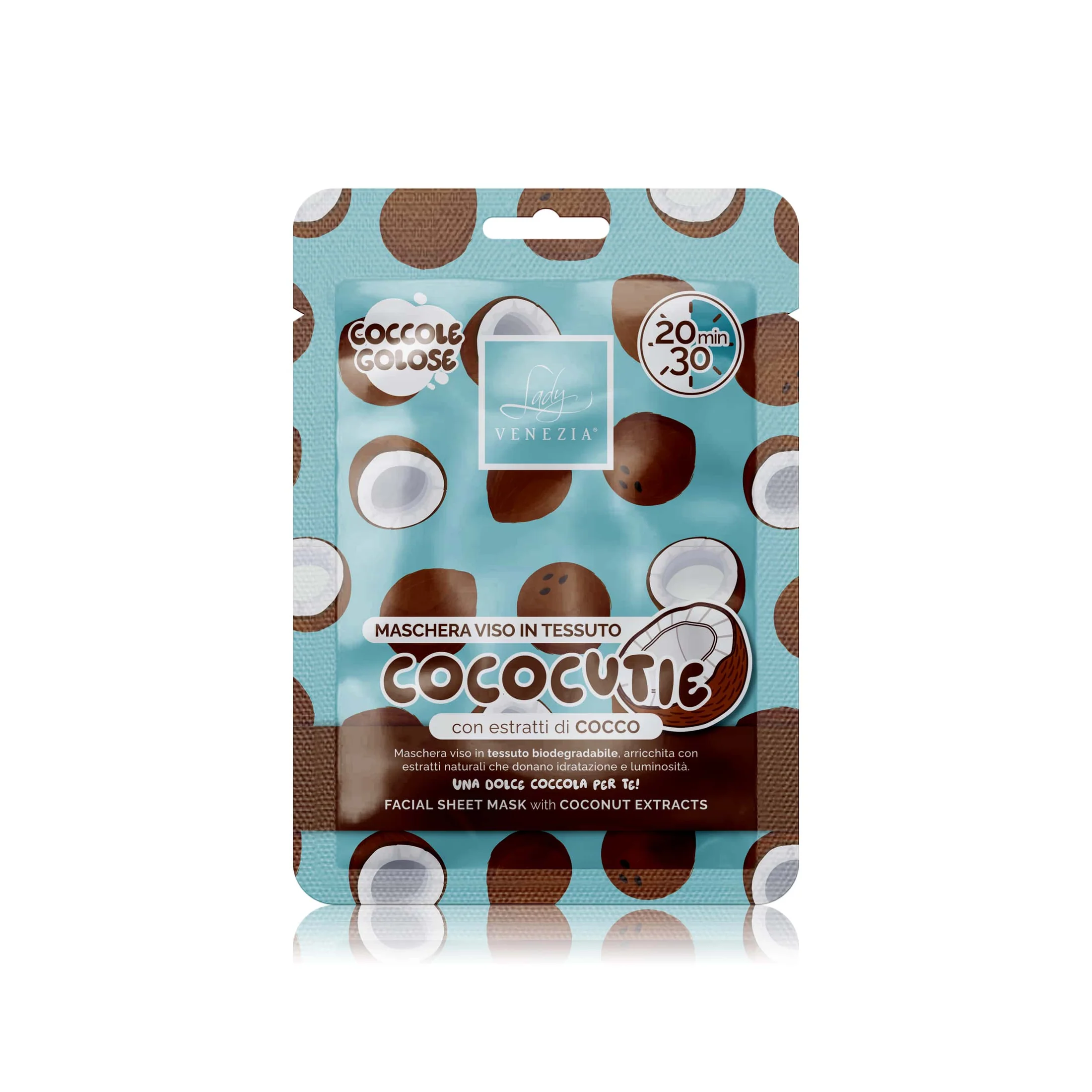 Lady Venezia cococutie veido kaukė, 1vnt