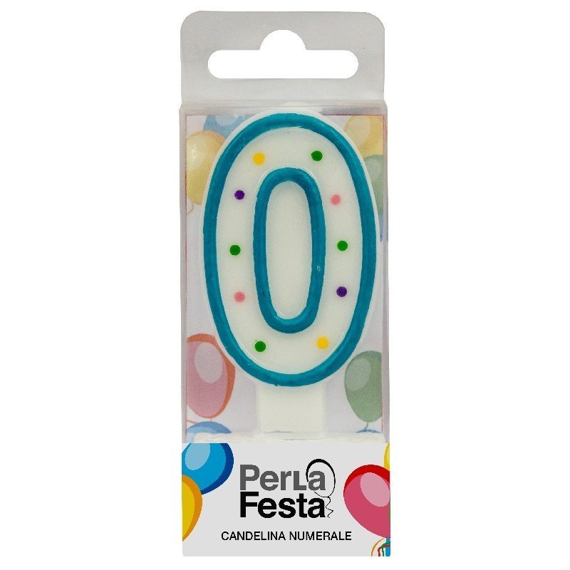Gimtadienio žvakutė su skaičiumi „Perla Festa“
