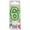 Gimtadienio žvakutė su skaičiumi „Perla Festa“ - Image 2