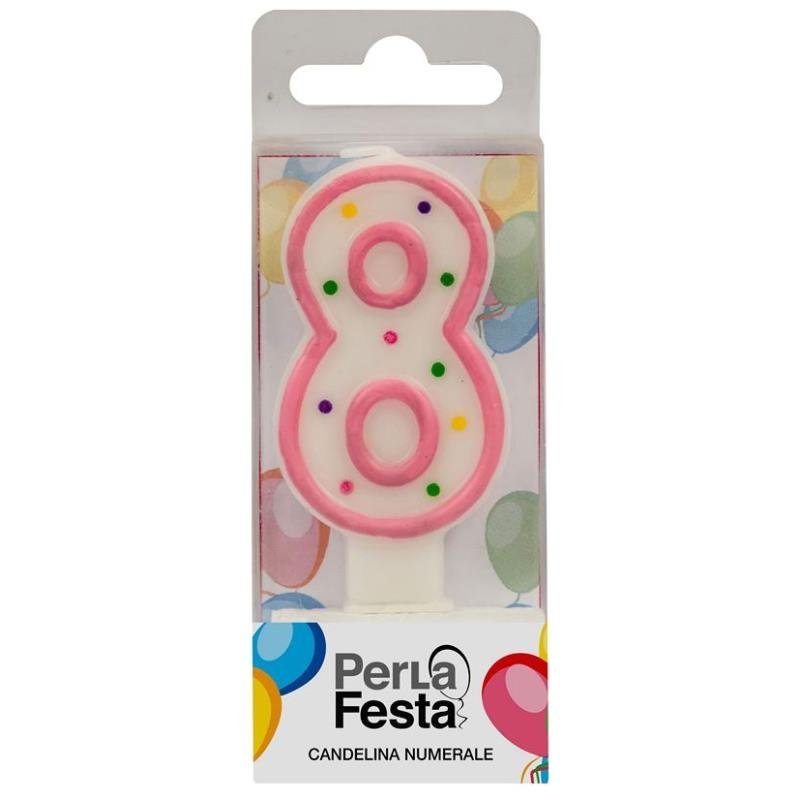 Gimtadienio žvakutė su skaičiumi „Perla Festa“ - Image 3