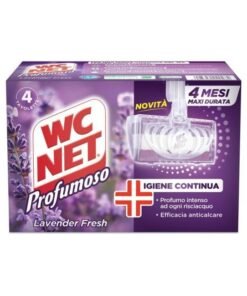WC Net Profumoso Lavender Fresh klozeto gaiviklis–valiklis, 4 vnt