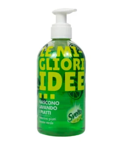 Svelto limone verde skystas indų ploviklis su dozatoriumi, 450 ml