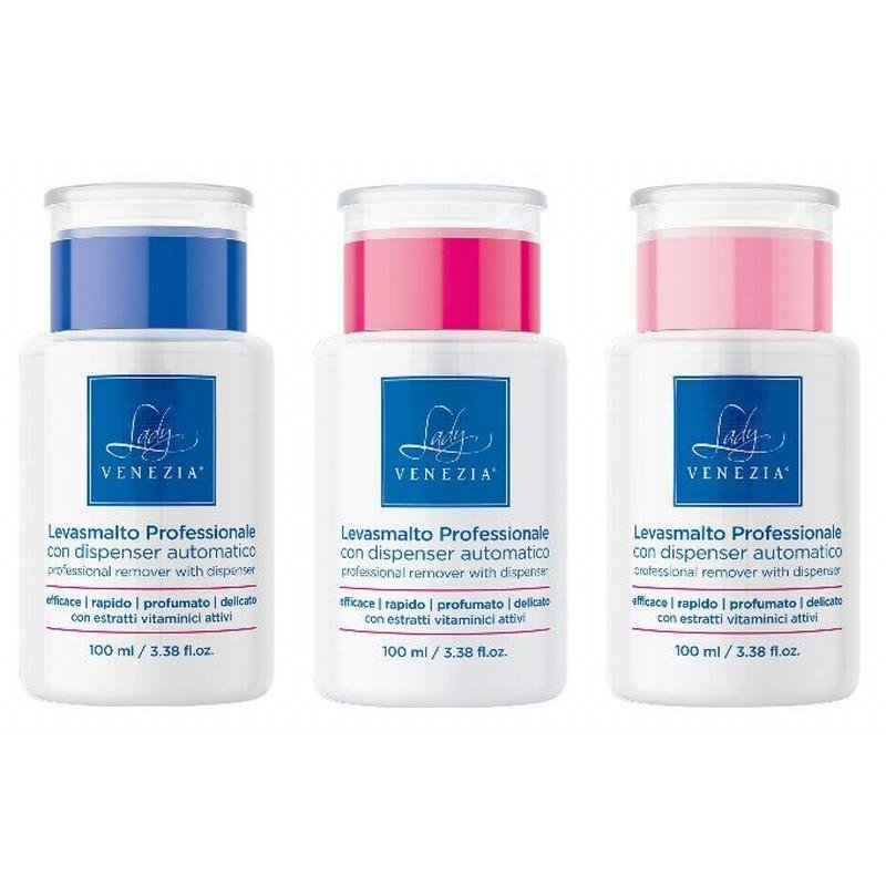 Lady Venezia nagų lako valiklis su dozatoriumi, 100 ml