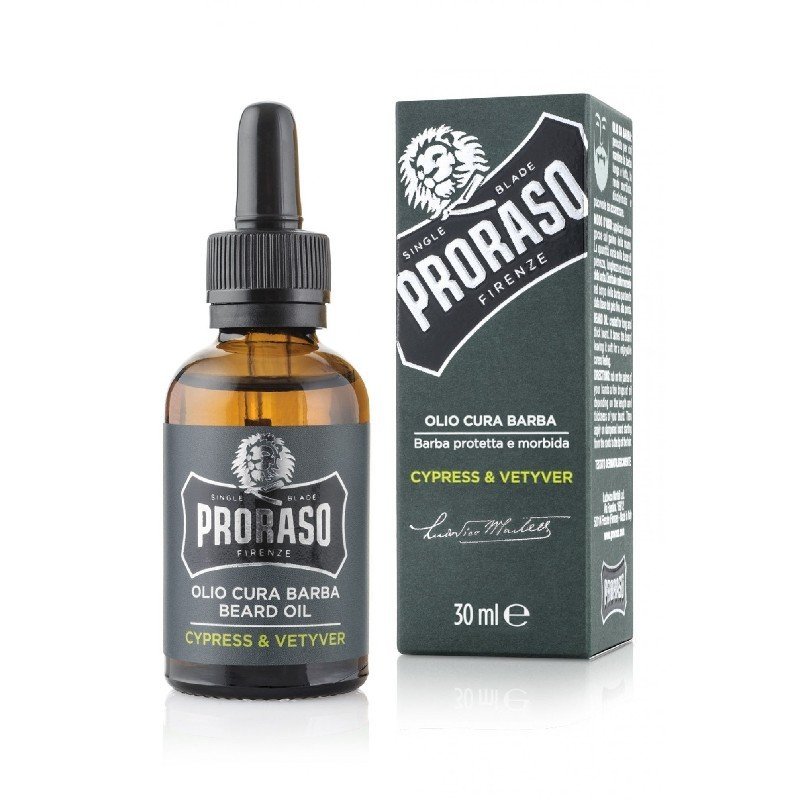 Proraso Cypress & Vetyver barzdos aliejus, 30 ml