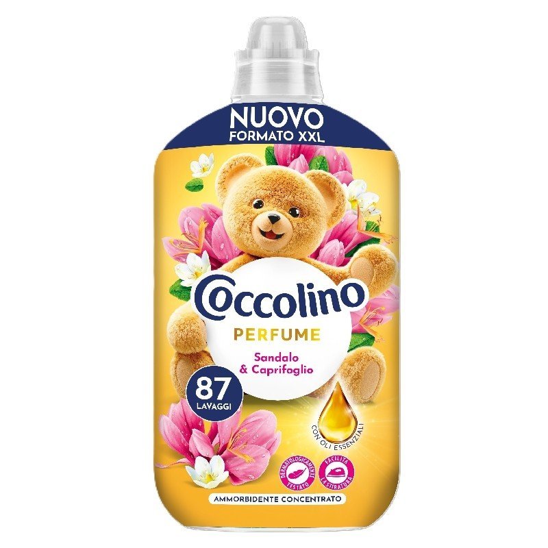 Coccolino Perfume Sandalo & Caprifoglio minkštiklis, 1827 ml