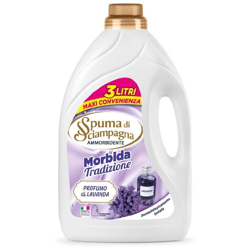 Spuma di Sciampagna Morbida Tradizione Lavender minkštiklis, 3000 ml