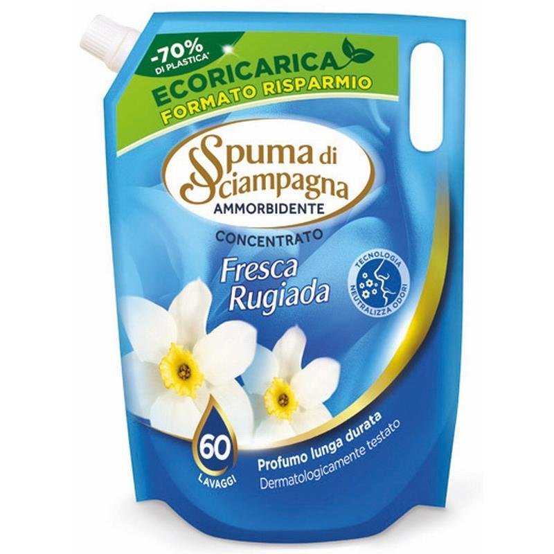 Spuma di Sciampagna Fresca Rugiada minkštiklis, 1200 ml, 60 skalbimų