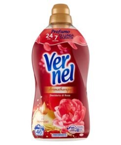 Vernel Aromatherapy Rose minkštiklis, 1150 ml, 46 skalbimų
