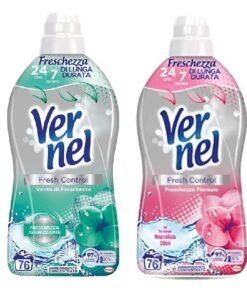 Vernel Fresh Control minkštiklis, 1900 ml, 76 skalbimai (mix / asorti)