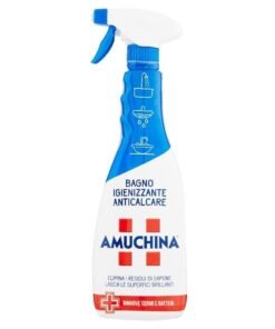 Amuchina Bagno Igienizzante Anticalcare vonios kambario kalkių valiklis su dezinfekuojančiu poveikiu, 750 ml