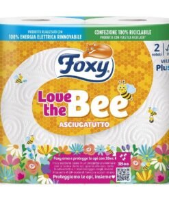 Foxy Love the Bee virtuviniai rankšluosčiai, 2 rulonai