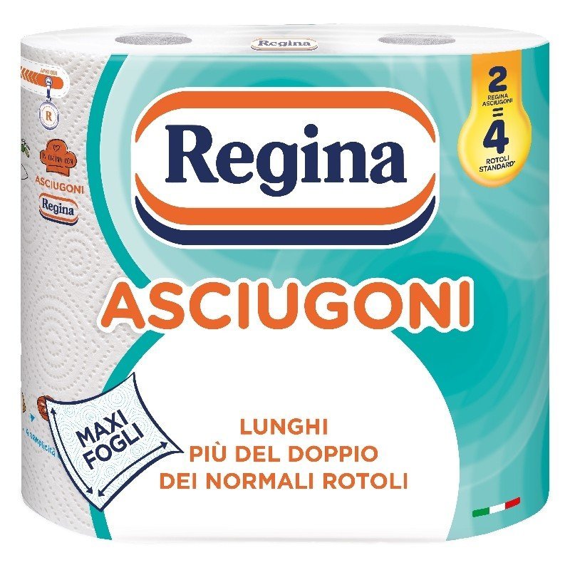 Regina Asciugoni virtuviniai rankšluosčiai, 2 rulonai