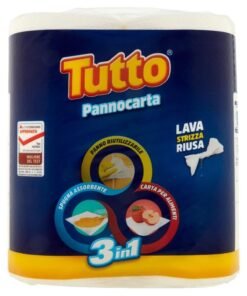 Tutto Pannocarta 3in1 virtuviniai popieriniai rankšluosčiai, 2 rulonai