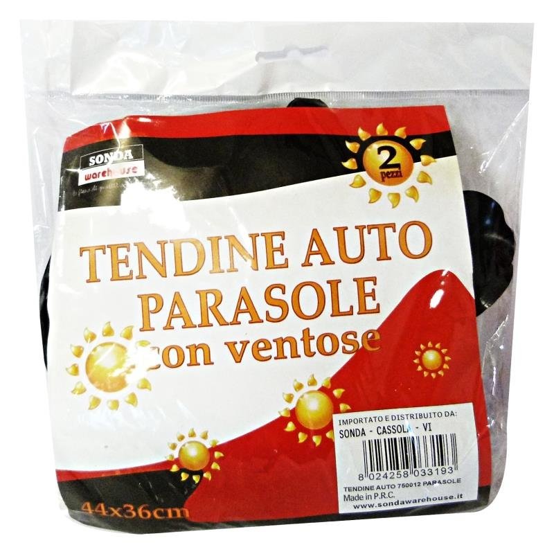 Automobilio langų užuolaidėlės nuo saulės su siurbtukais, 2 vnt., 44 × 36 cm