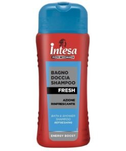 Intesa Fresh 3in1 dušo gelis ir šampūnas vyrams, 500 ml