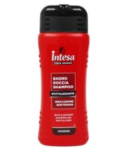 Intesa Ginseng 3in1 dušo gelis ir šampūnas vyrams, 500 ml