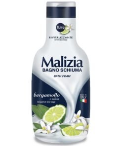 Malizia Bergamotto e Salvia vonios ir dušo putos, 1000 ml