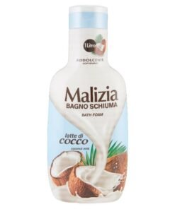 Malizia Latte di Cocco vonios ir dušo putos, 1000 ml