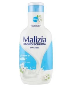Malizia Crema di Latte vonios ir dušo putos, 1000 ml