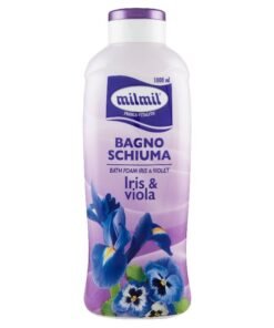 Milmil Iris & Viola vonios ir dušo putos, 1000 ml