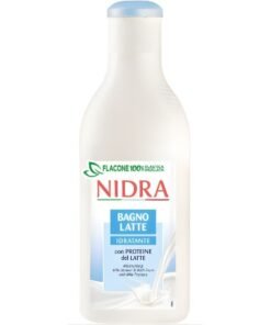 Nidra Bagno Latte Idratante vonios ir dušo putos su pieno baltymais, 750 ml
