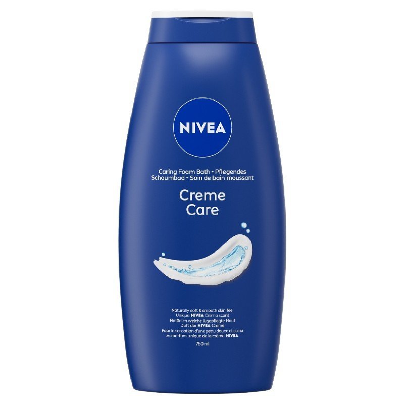 Nivea Creme Care vonios putos, 750 ml
