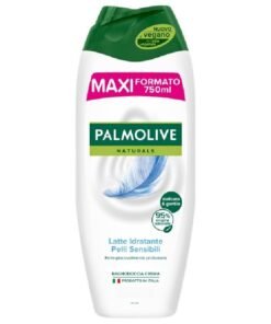 Palmolive Naturals drėkinamojo pieno vonios putos jautriai odai, 750 ml