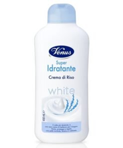 Venus Super Idratante White kreminės vonios putos su ryžių kremu, 650 ml