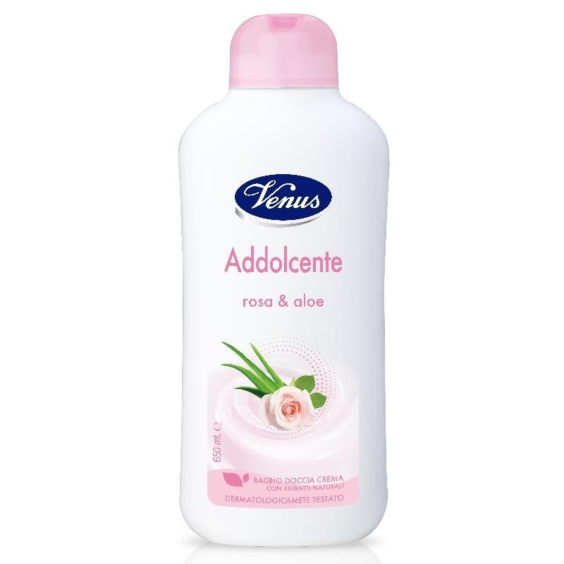 Venus Addolcente kreminės vonios putos su rožėmis ir alavijais, 650 ml