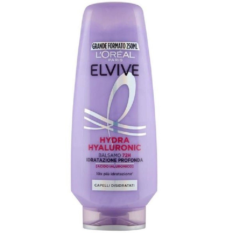 L'Oréal Paris Elvive Hydra Hyaluronic plaukų balzamas su hialurono rūgštimi, 250 ml