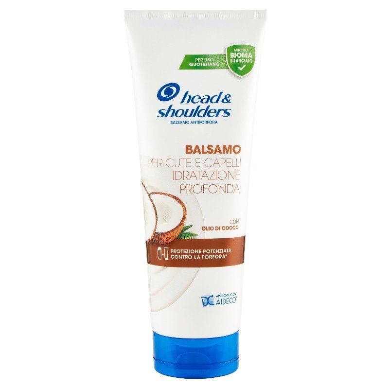 Head & Shoulders Deep Hydration plaukų balzamas su kokosų aliejumi, 220 ml