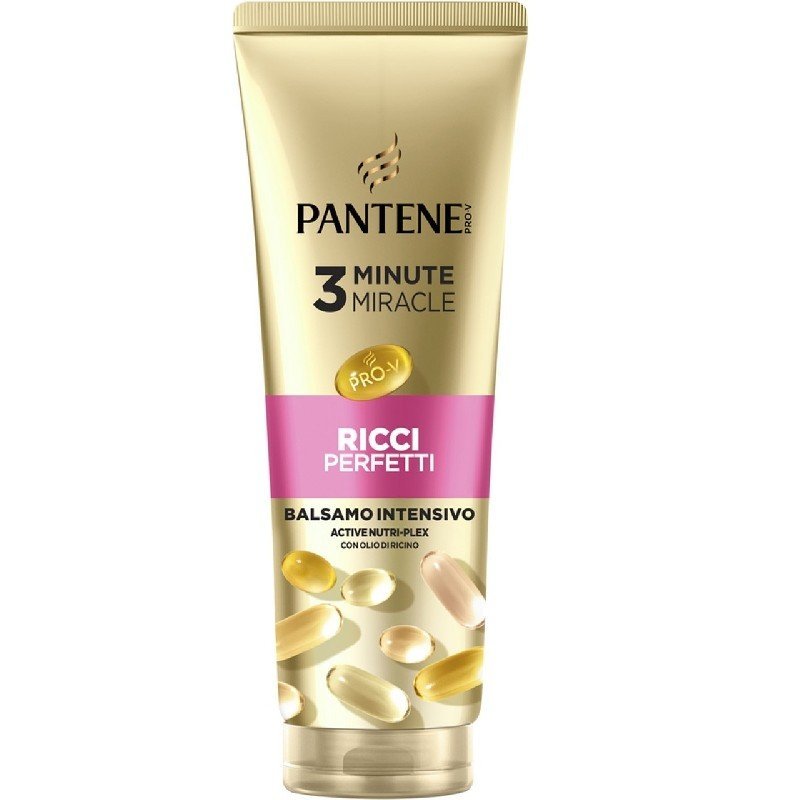 Pantene Pro-V 3 Minute Miracle Perfect Curls plaukų balzamas, 220 ml
