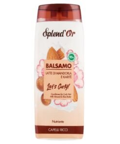Splend'Or Let's Curly plaukų balzamas su migdolų pienu ir taukmedžio sviestu, 300 ml