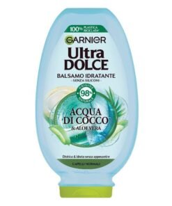 Garnier Ultra Dolce Coconut Water & Aloe Vera plaukų balzamas, 200 ml