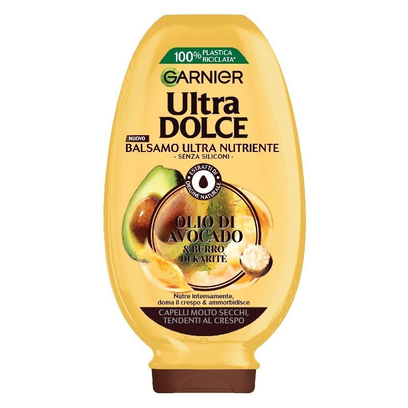 Garnier Ultra Dolce Avocado Oil & Shea Butter plaukų balzamas, 200 ml