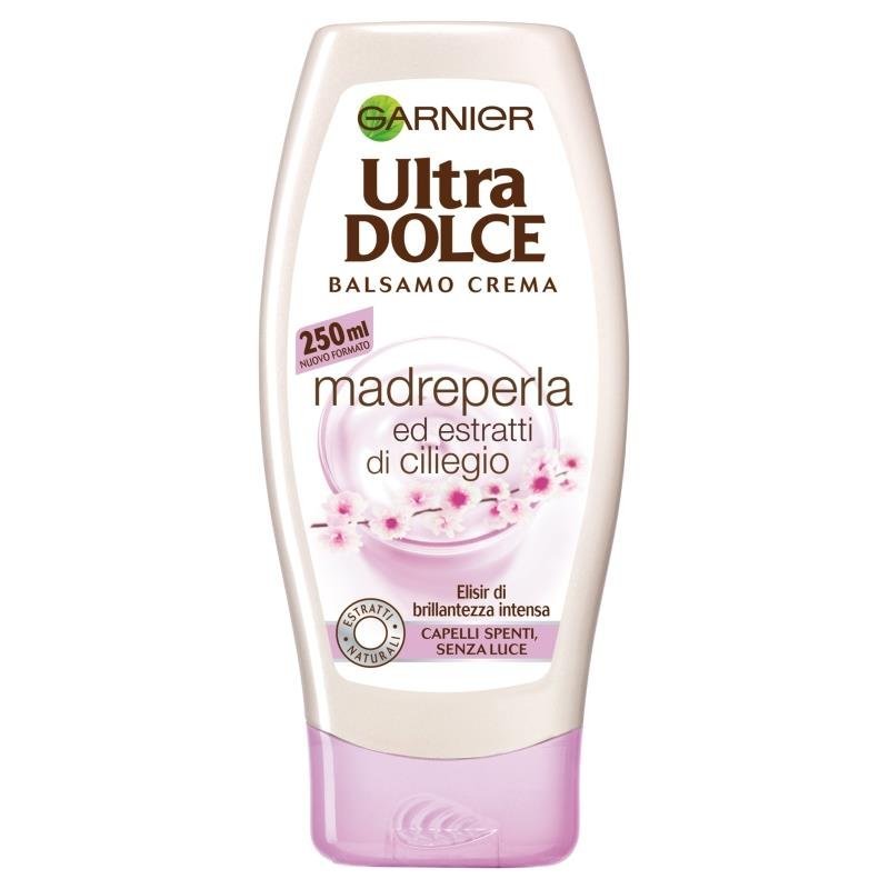Garnier Ultra Dolce Mother of Pearl & Cherry Extract plaukų balzamas, 250 ml