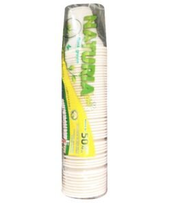Naturia Bio plastikiniai puodeliai, 70 ml, 50 vnt