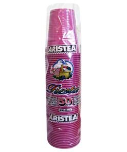 Alternative view of Aristea plastikinės stiklinės, 200 ml, 50 vnt