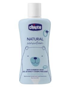 Chicco Natural Sensation kūno ir plaukų prausiklis kūdikiams, 200 ml