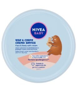 Nivea Baby minkštinamasis veido ir kūno kremas, 200 ml