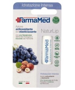 FarmaMed NaturLip intensyviai drėkinantis lūpų balzamas su vynuogių ir lazdyno riešutų ekstraktais