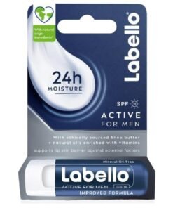 Labello (Nivea) Active For Men lūpų balzamas SPF15