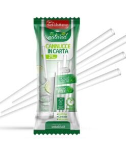 SetaHome perdirbami popieriniai šiaudeliai, 25 vnt