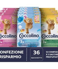 Coccolino spintos kvapikliai drabužiams, 3 vnt. (įvairūs kvapai)