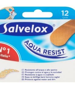 Salvelox Aqua Resist vandeniui atsparūs pleistrai, 12 vnt.