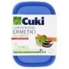 Cuki hermetiški plastikiniai maisto indai su dangčiais, 3 vnt. (kvadratiniai / stačiakampiai) - Image 2