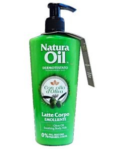 Natura Oil kūno pienelis su ekologišku alyvuogių aliejumi, 250 ml