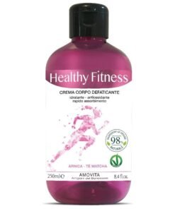 Amovita Healthy Fitness drėkinamasis kūno kremas nuo nuovargio, 250 ml