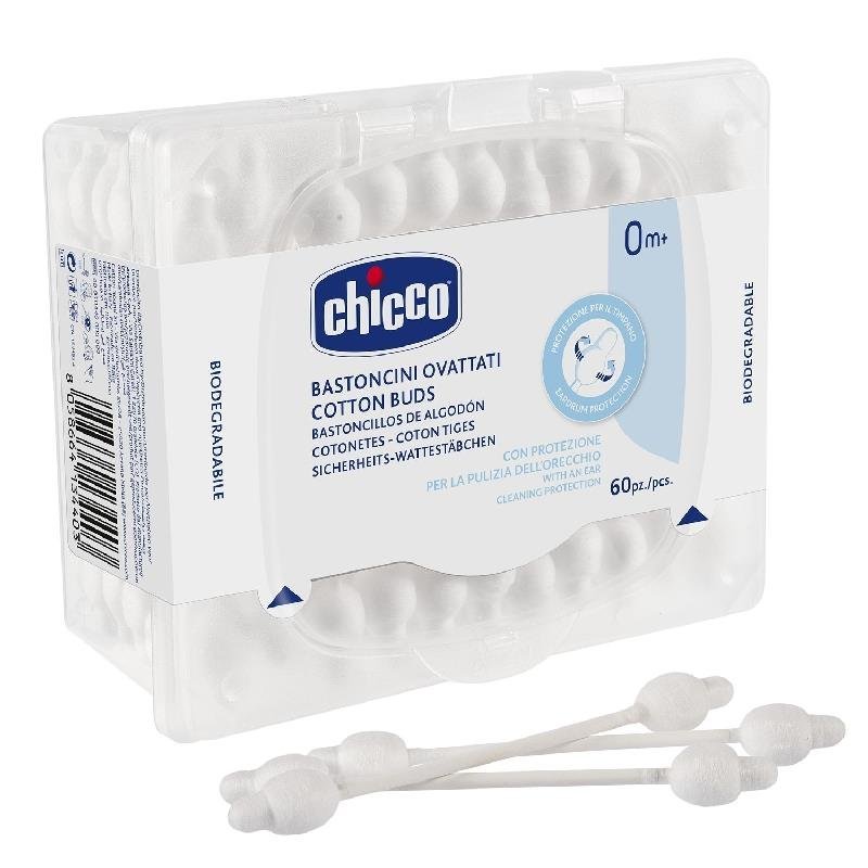 Chicco Baby vatos pagaliukai kūdikiams, 60 vnt.